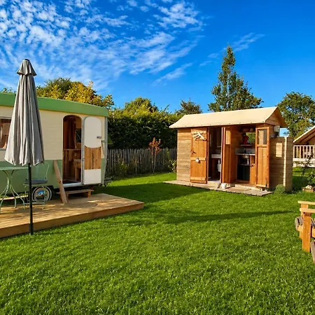 Domaine Le Jardin De Seraphine - Caravane Boheme Cosy Camping Malleville-les-Gres